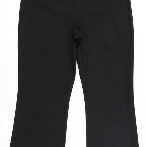 George Womens Black   Trousers  Size 14 L28.5 in
