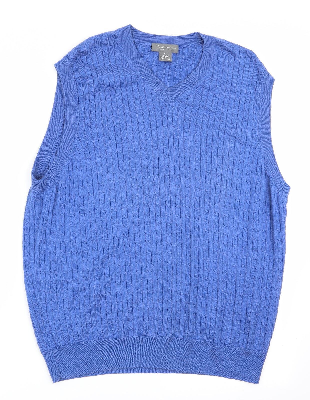 Daniel Cremieux Mens Blue   Vest Jumper Size XL
