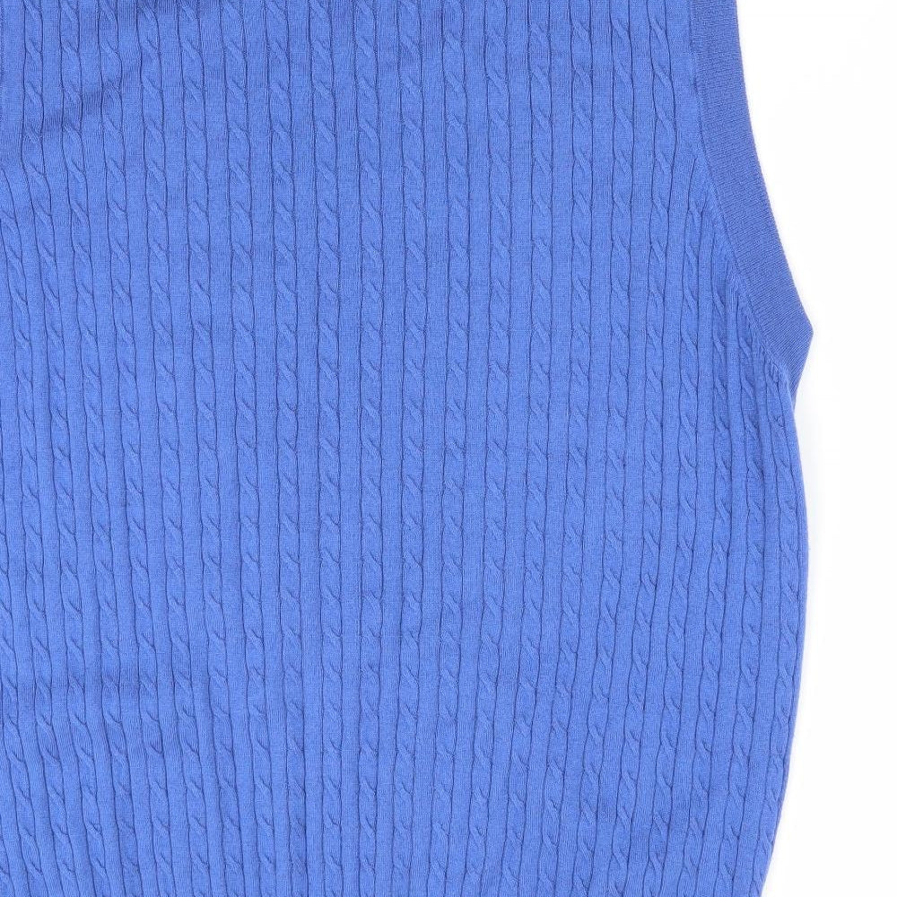 Daniel Cremieux Mens Blue   Vest Jumper Size XL