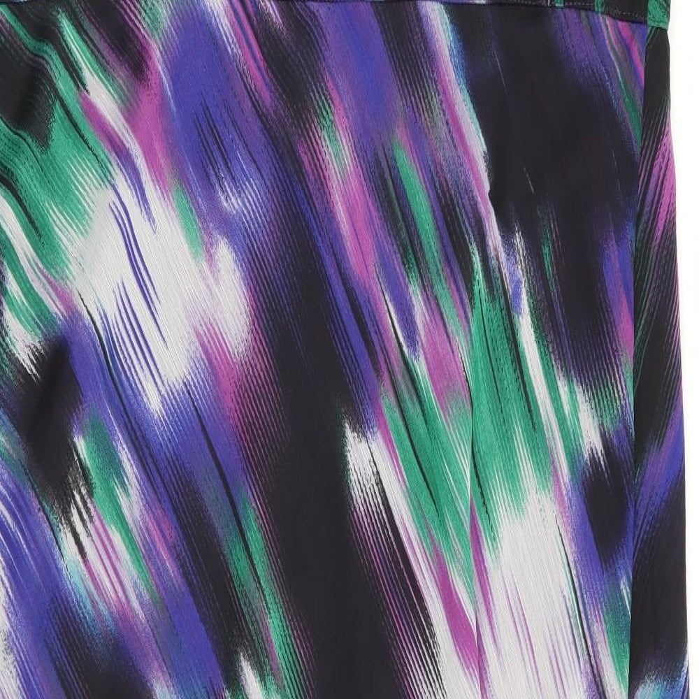 Klass Womens Purple Animal Print  Maxi  Size 16