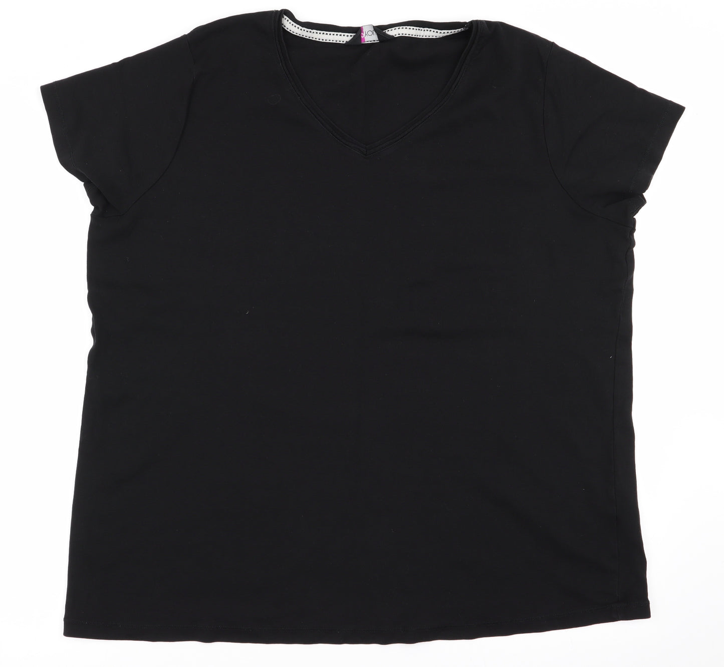Love Yours Womens Black   Basic T-Shirt Size 26