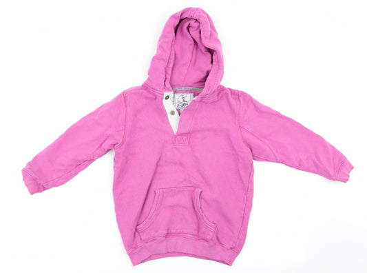 Lazy Jacks Girls Pink   Pullover Hoodie Size 5-6 Years