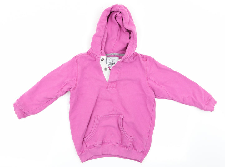 Lazy Jacks Girls Pink Pullover Hoodie Size 5-6 Years