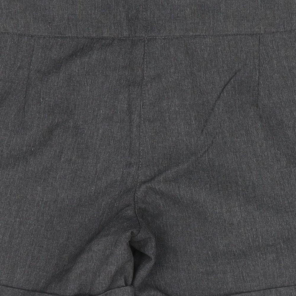 Next School Girls Grey   Chino Shorts Size 7 Years - School Shorts