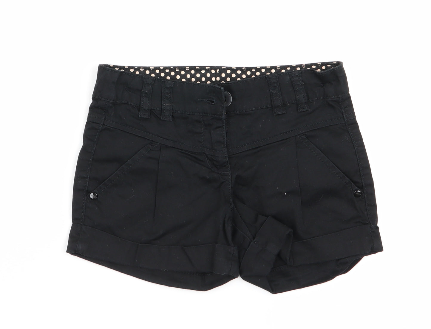 NEXT Girls Black   Hot Pants Shorts Size 6 Years