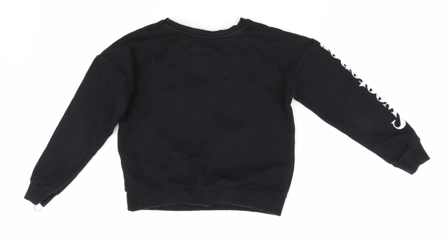 Ariana Grande Girls Black   Pullover Sweatshirt Size 7-8 Years  - Sweetener