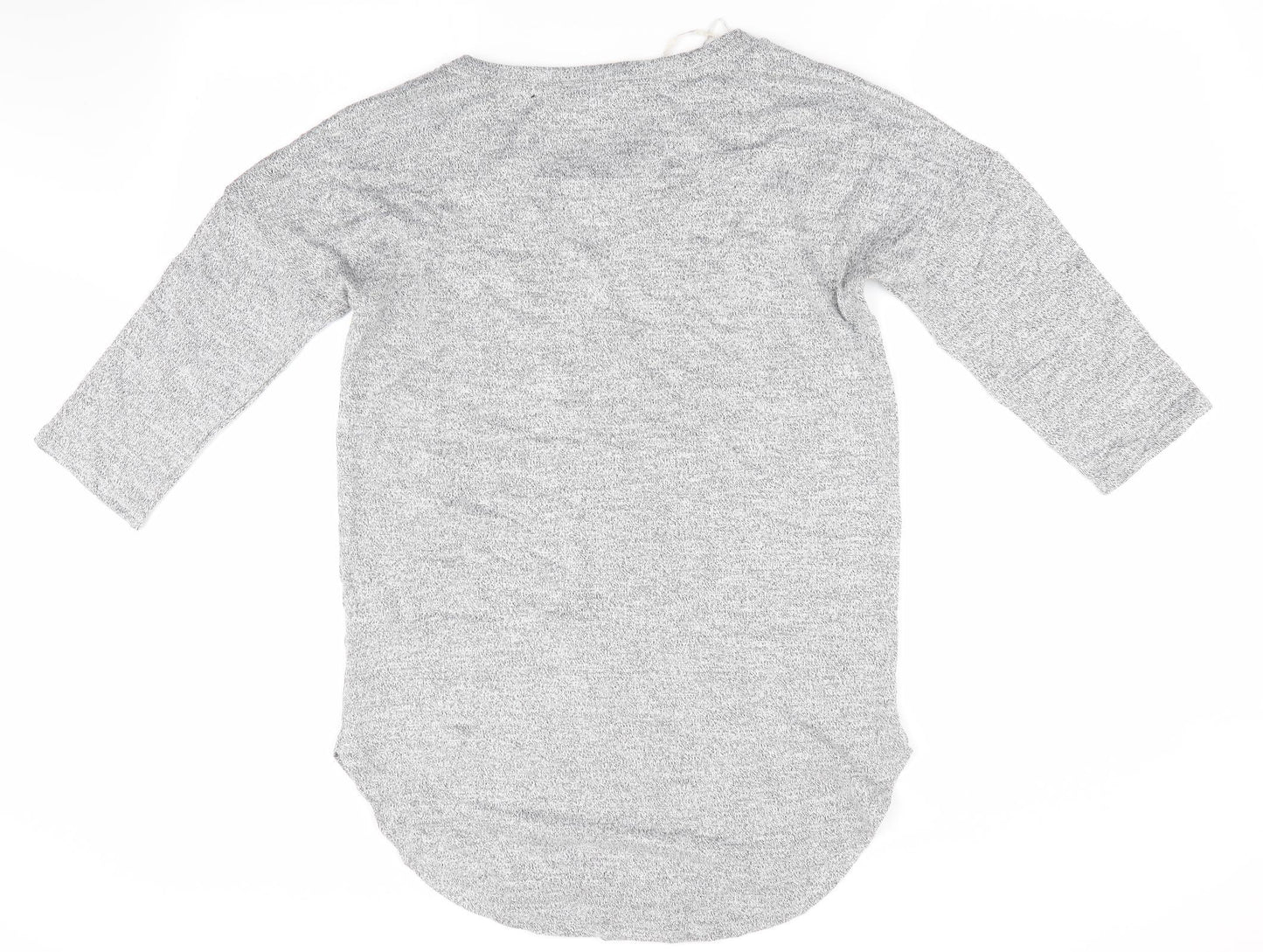 Papaya Womens Grey   Pullover Jumper Size S  - Detail neck