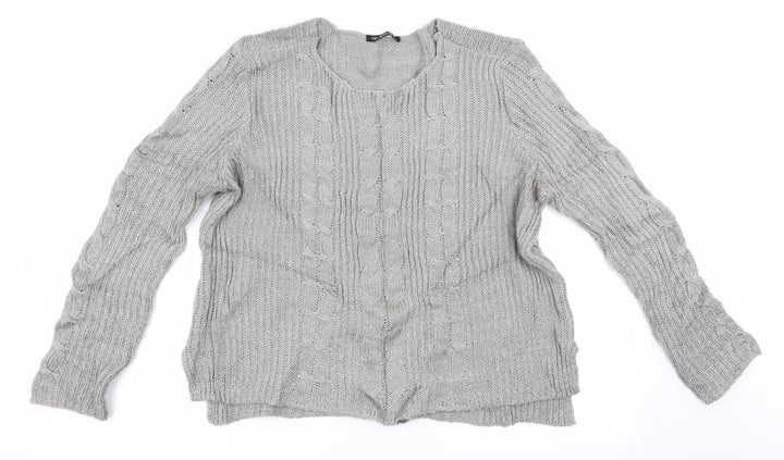 Terranova Womens Grey Pullover Jumper Size L