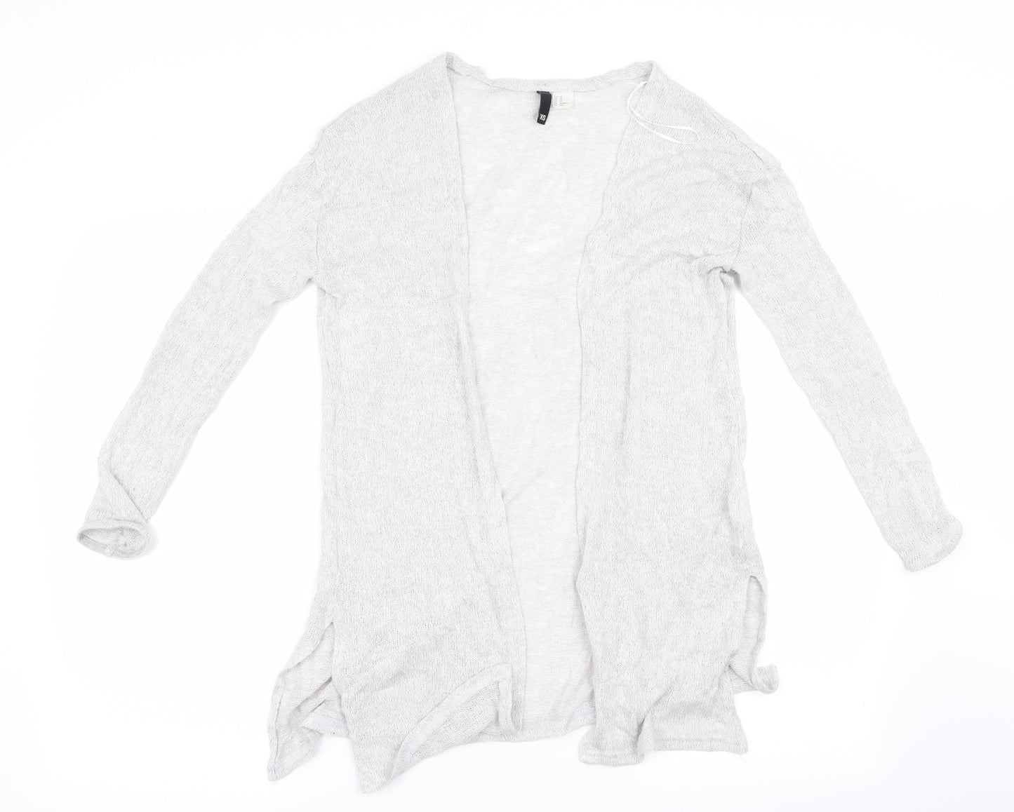 Divided Womens Grey   Cardigan Jumper Size XS  - Longline Cardigan