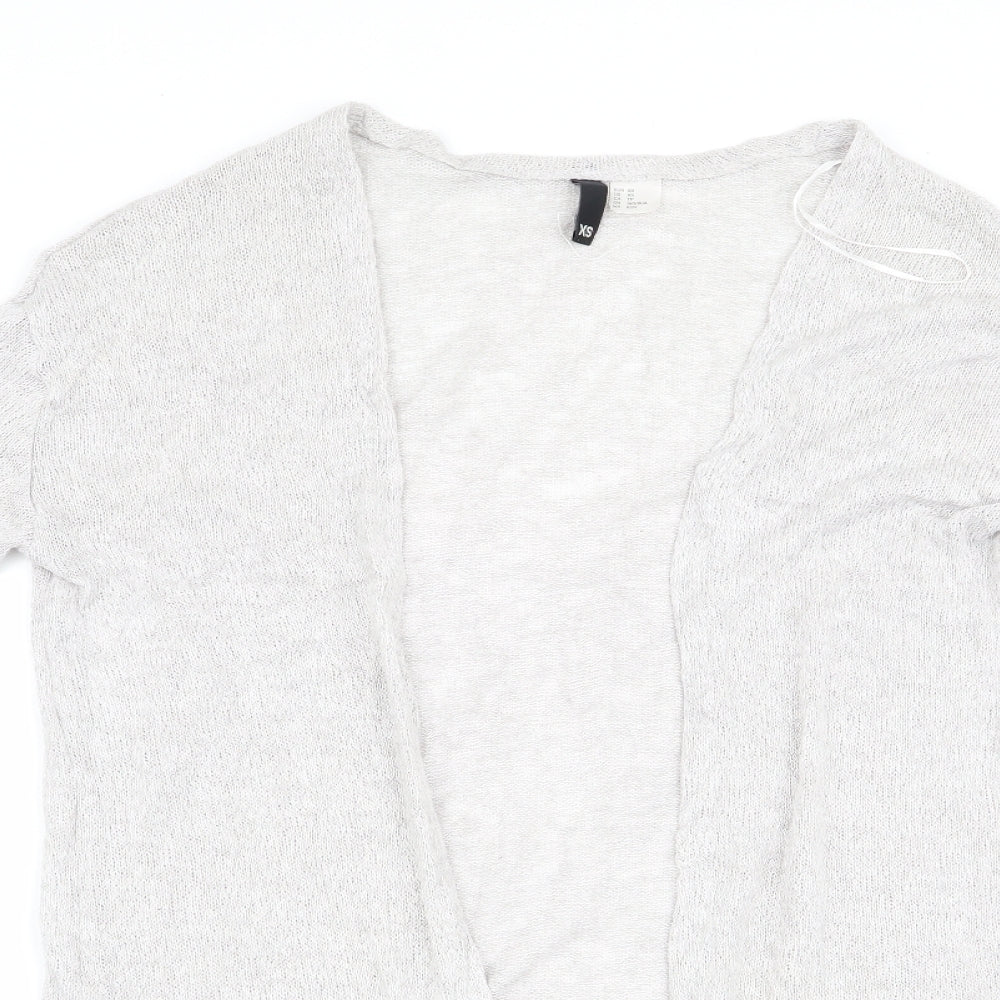 Divided Womens Grey   Cardigan Jumper Size XS  - Longline Cardigan