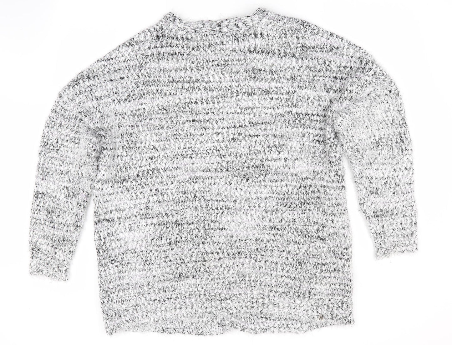 Primark Womens Grey   Cardigan Jumper Size L