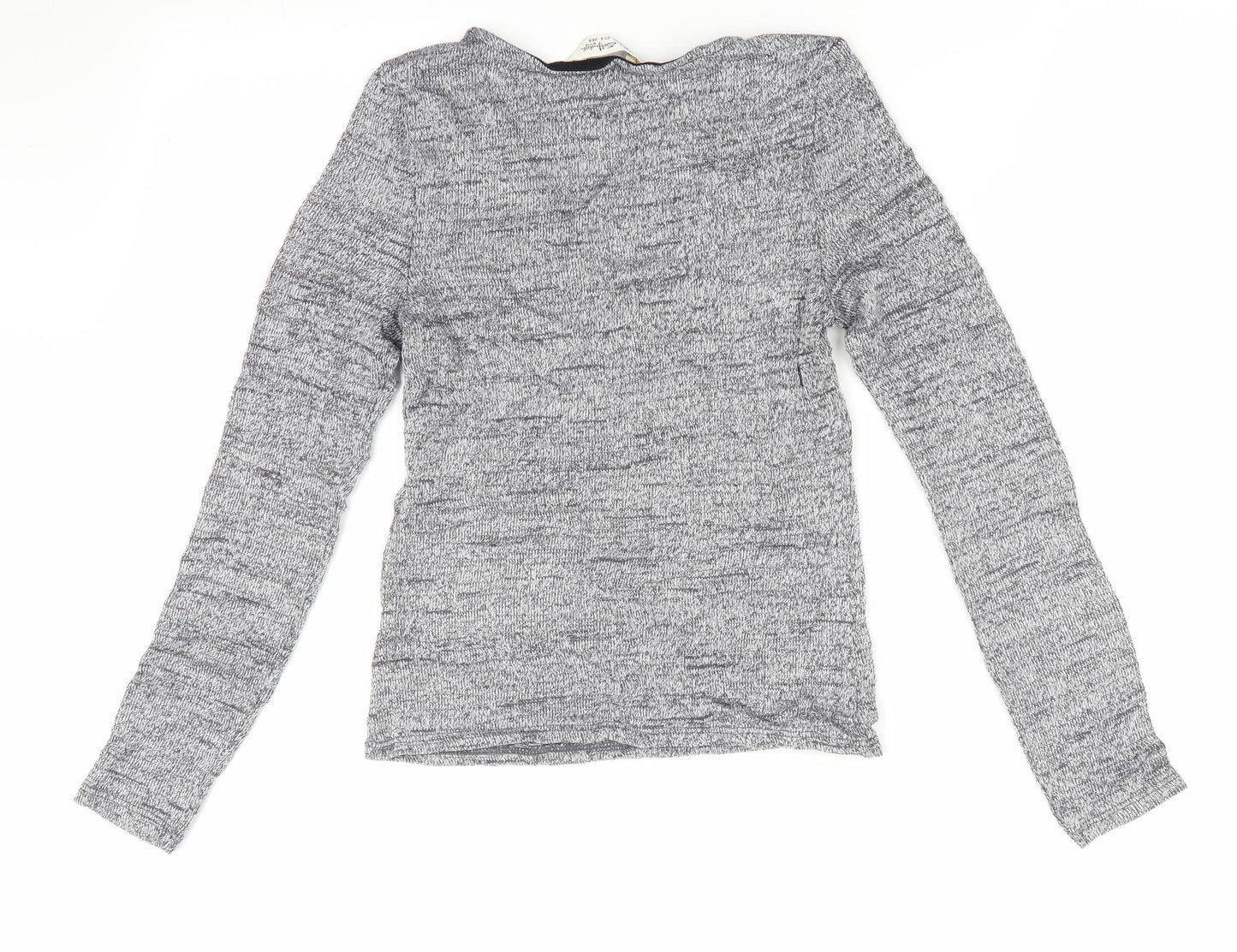Miss Selfridge Womens Grey   Tunic Jumper Size 8