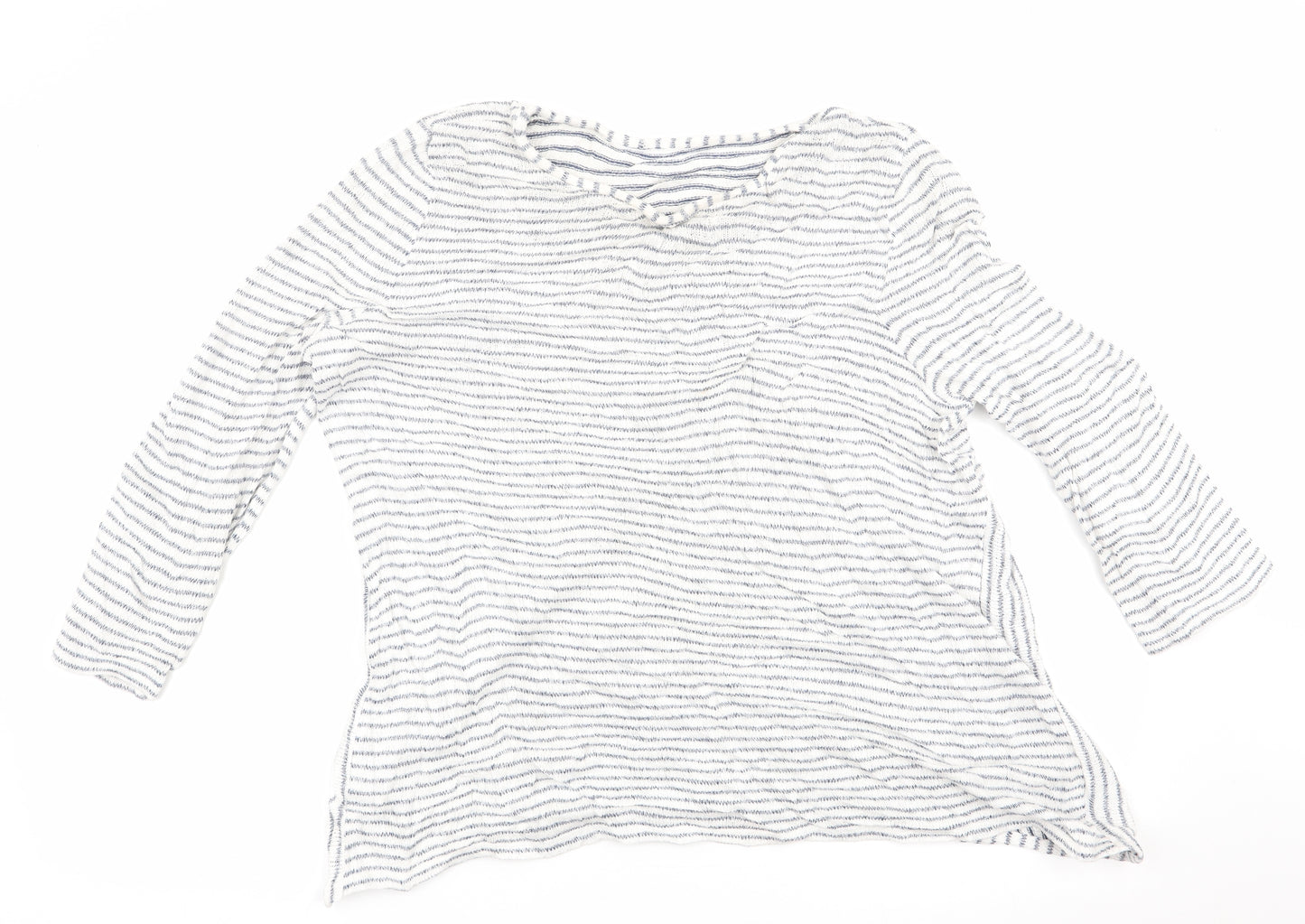 TU Womens Blue Striped  Pullover Jumper Size 18