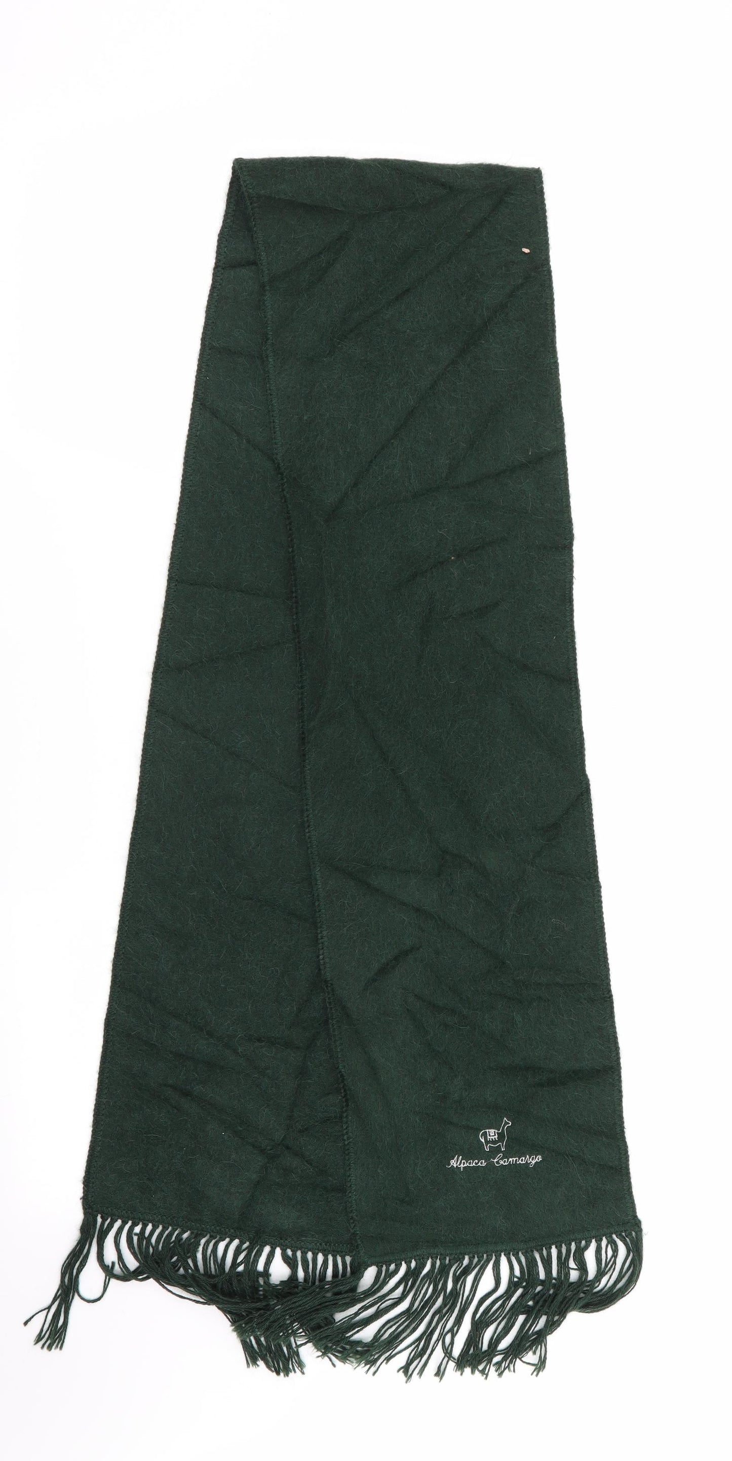 Alpaca Camargo Mens Green   Scarf  One Size