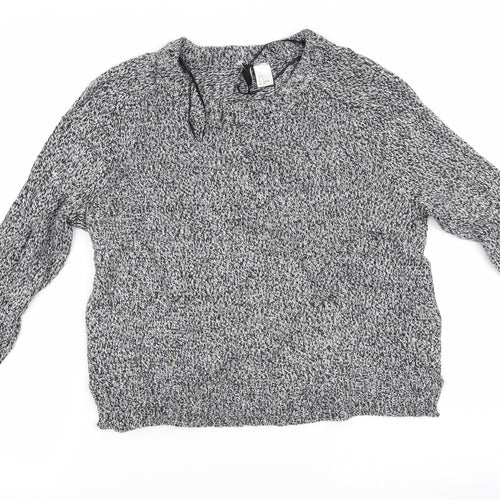 Divided Womens Black   Pullover Jumper Size 6