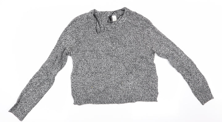 Divided Womens Black Pullover Jumper Size 6
