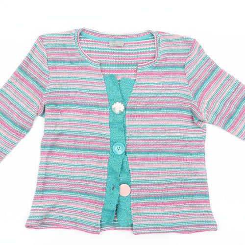 Per Una Womens Pink Striped  Jacket  Size L