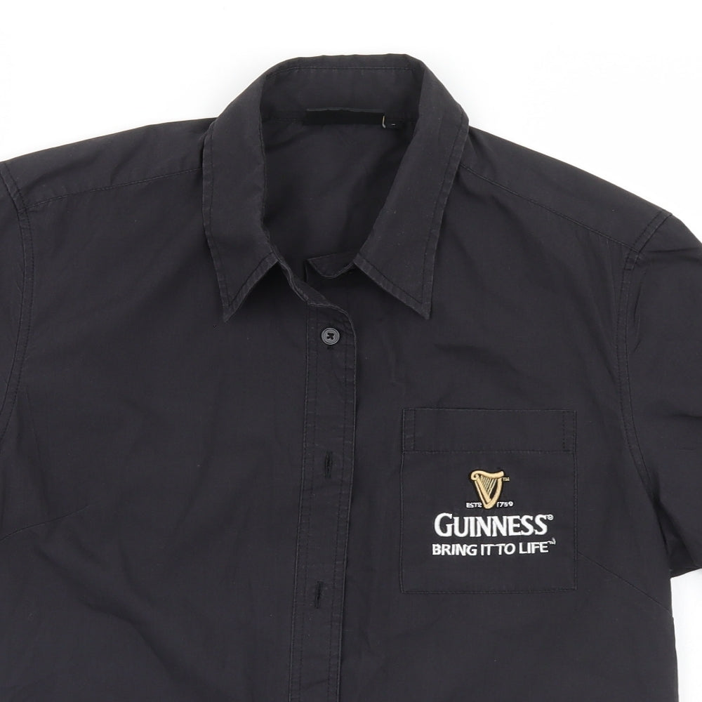 Guinness Mens Black    Button-Up Size L  - Guinness