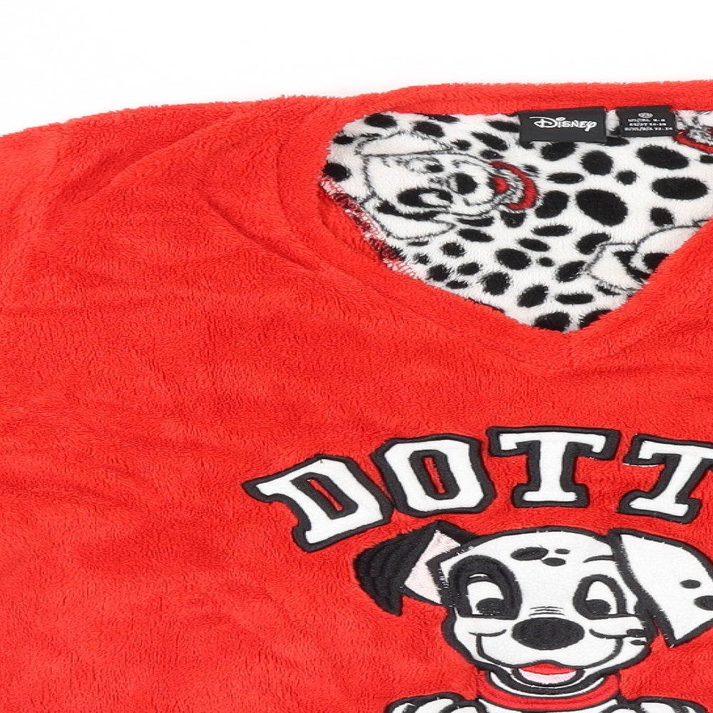 Disney Womens Red   Pullover Jumper Size 6  - 101 Dalmatians, Dotty for You
