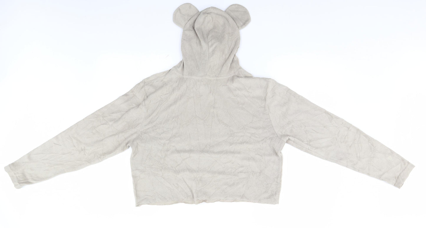 Adore Womens Beige   Pullover Hoodie   - Bear