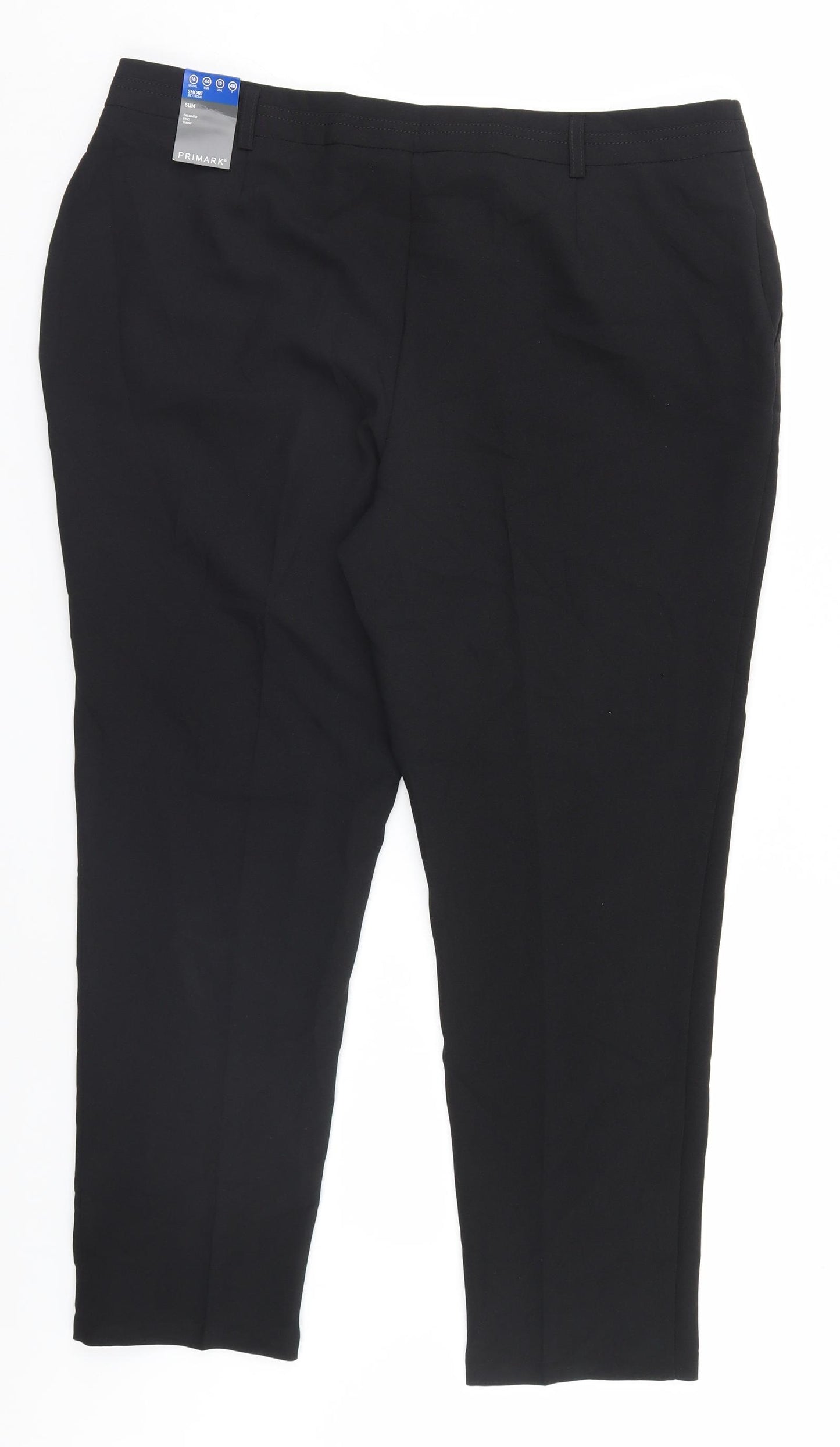 Primark Womens Black   Trousers  Size 16 L26 in