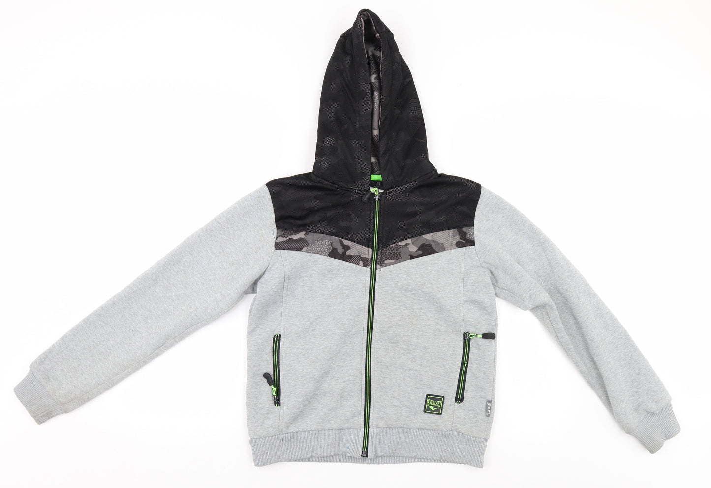 Everlast Boys Grey   Full Zip Hoodie Size 13 Years