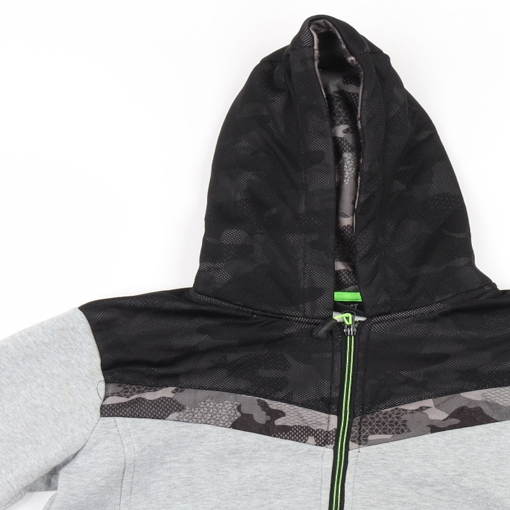 Everlast Boys Grey   Full Zip Hoodie Size 13 Years