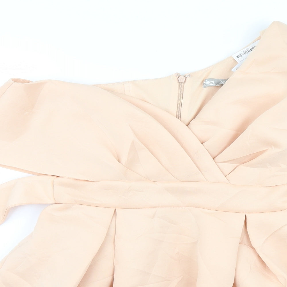 ASOS Womens Beige   A-Line  Size 8