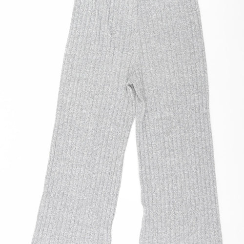 Preworn Womens Grey Striped  Trousers   L26 in
