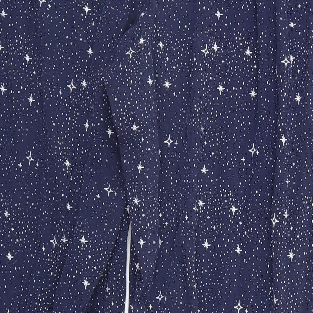 F&F Womens Blue Geometric   Pyjama Pants Size 16  - Stars