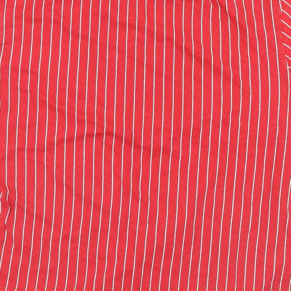 Primark Mens Red Striped   T-Shirt Size S  - Seoul, South Korea