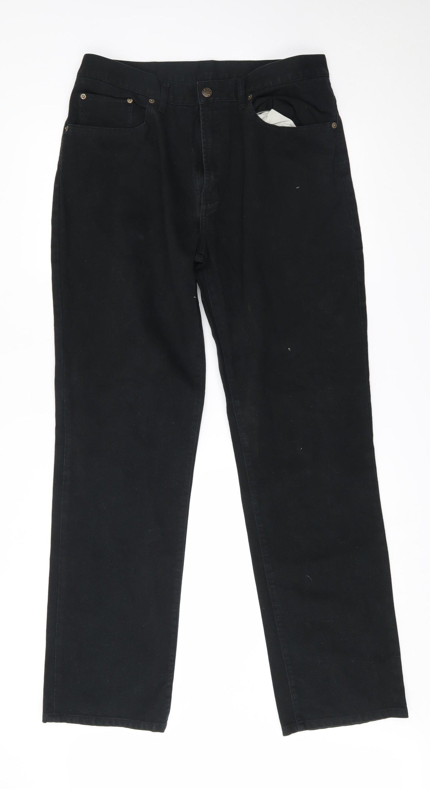 nico Mens Black   Straight Jeans Size 36 L32 in