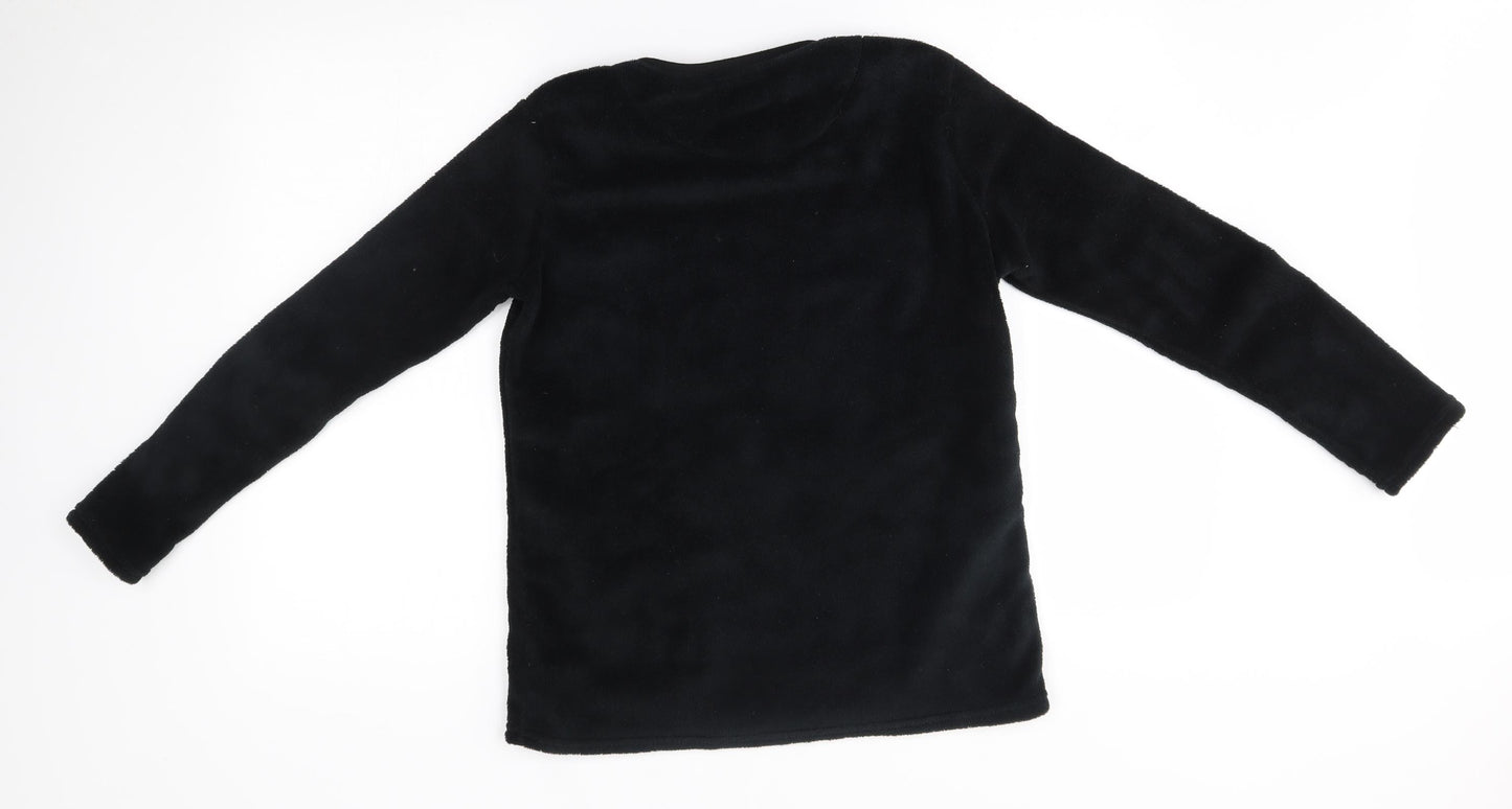 Primark Boys Black   Pullover Jumper Size 13-14 Years  - lets play