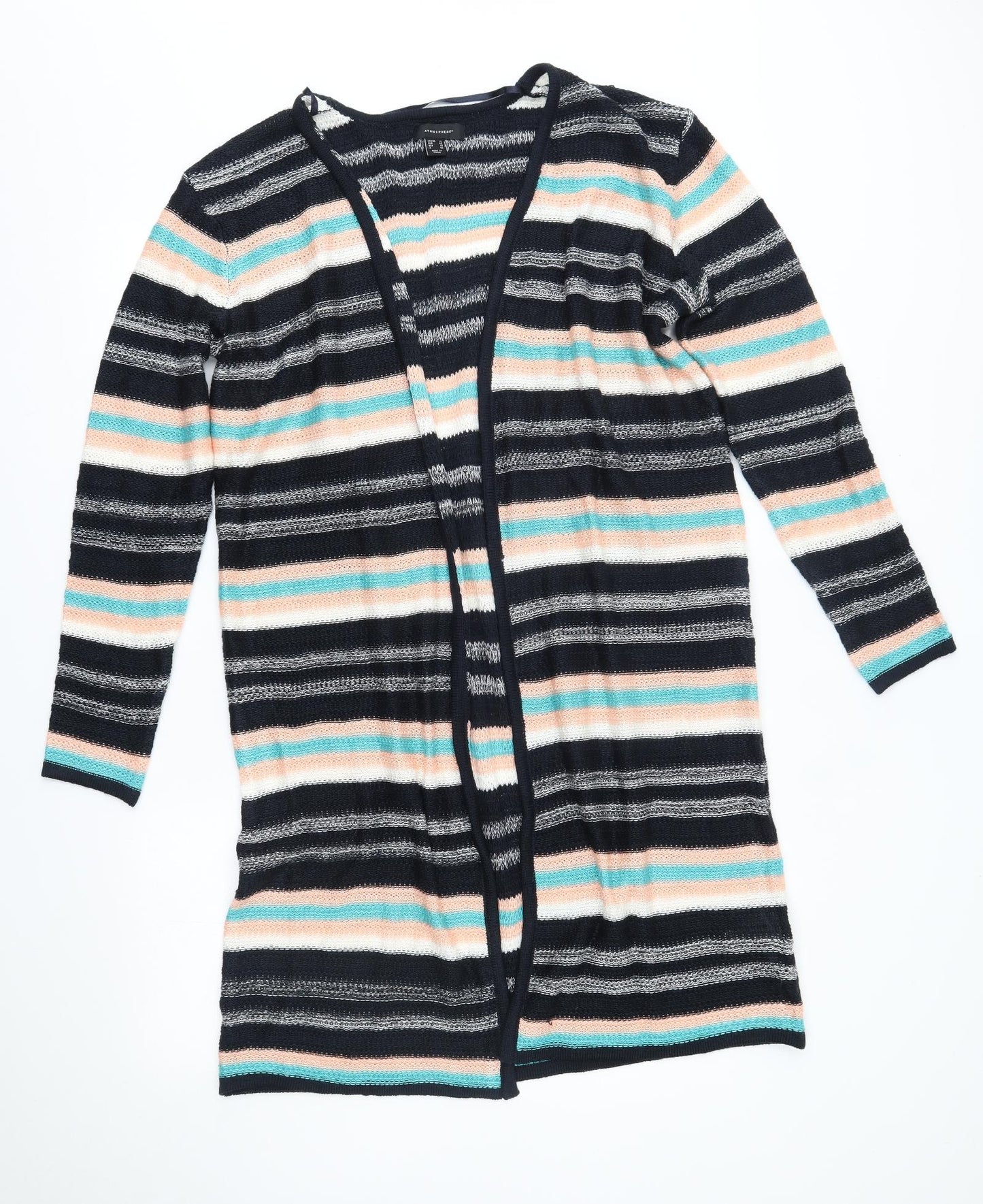 Atmosphere Womens Multicoloured Striped  Cardigan Jumper Size 14