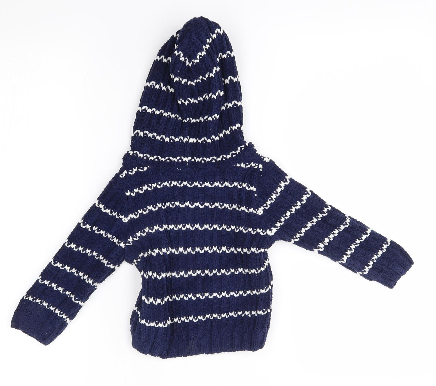 M&Co Baby Blue Striped  Pullover Jumper Size 9-12 Months