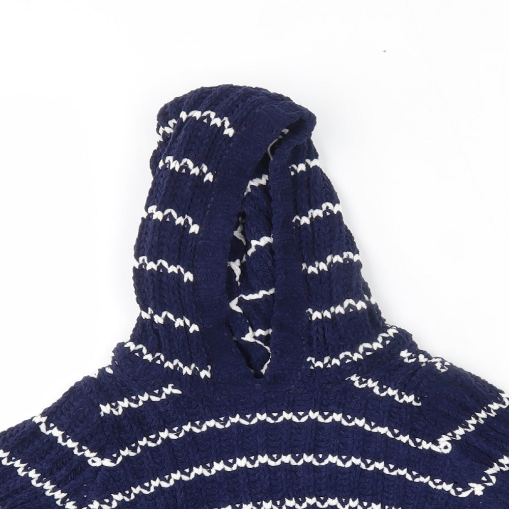 M&Co Baby Blue Striped  Pullover Jumper Size 9-12 Months