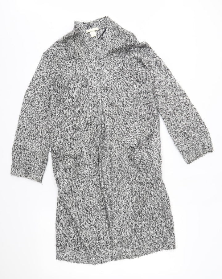 H&M Womens Grey   Cardigan Jumper Size XS