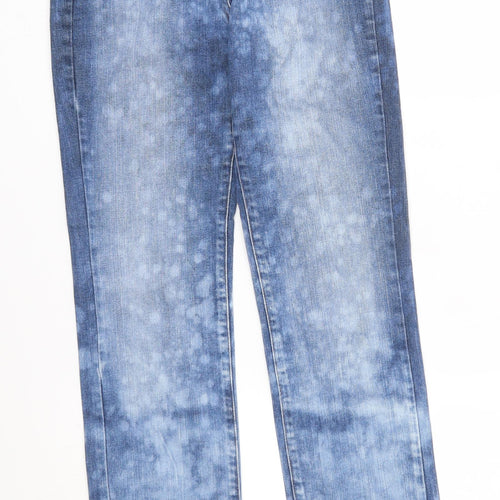 Papaya Womens Blue   Straight Jeans Size 8 L28 in