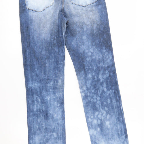 Papaya Womens Blue   Straight Jeans Size 8 L28 in
