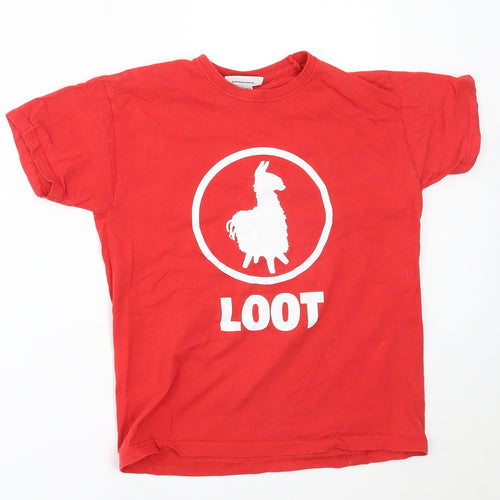 urban outlaws Boys Red    Button-Up Size M  - fortnite, loot