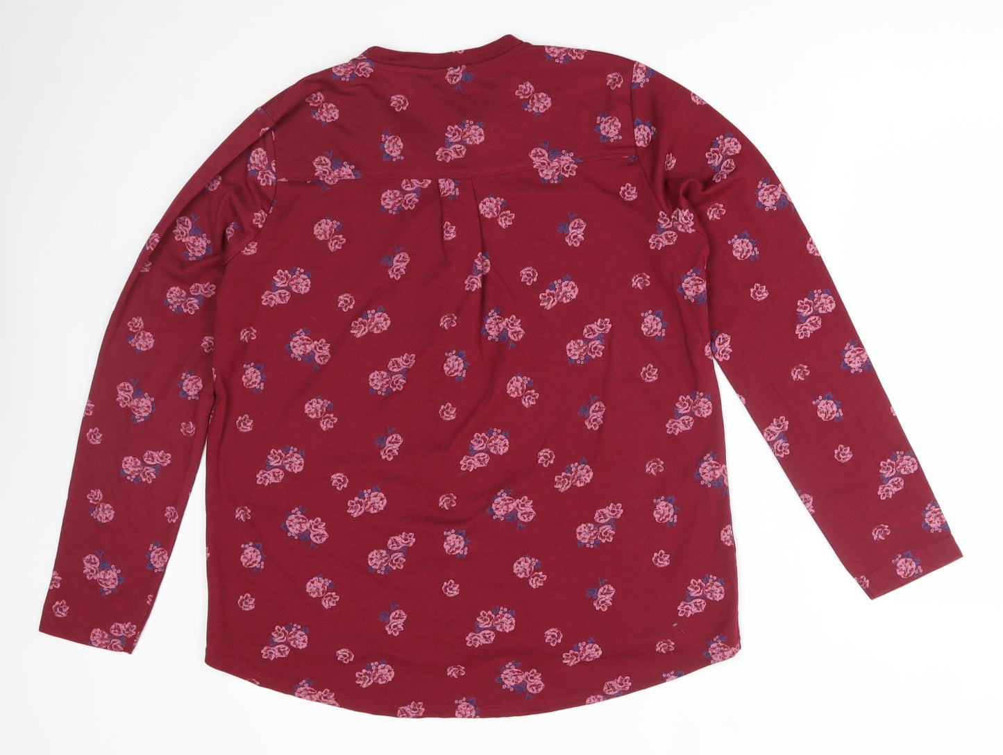 plum tree Womens Red Floral   Nightshirt Size 12