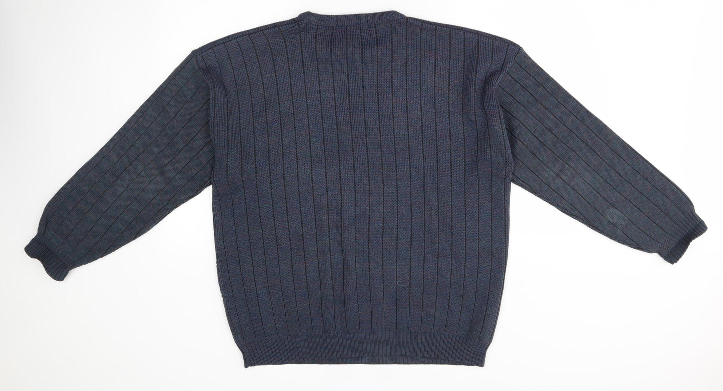 bannockburn Mens Blue   Pullover Jumper Size XL