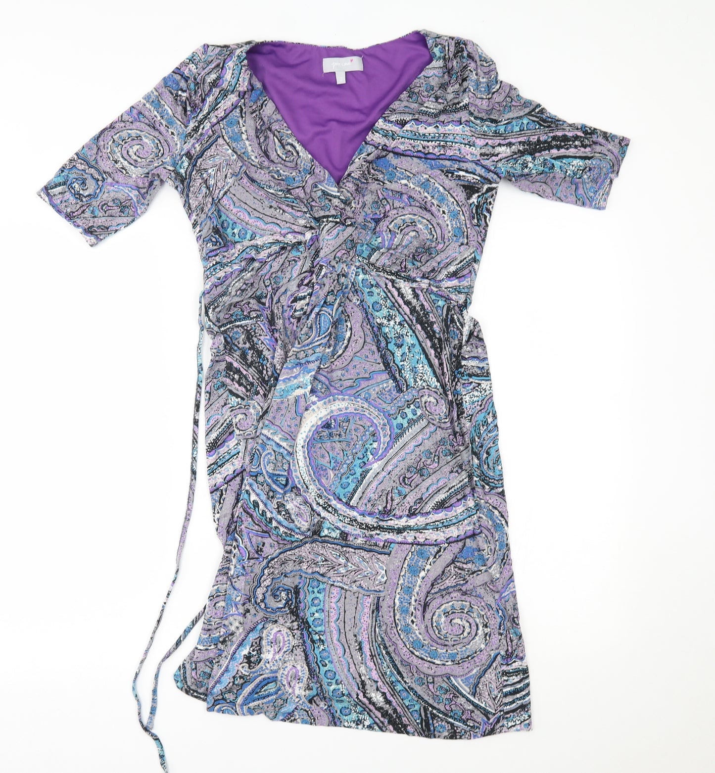 M&S Womens Purple   Wrap Dress  Size 14