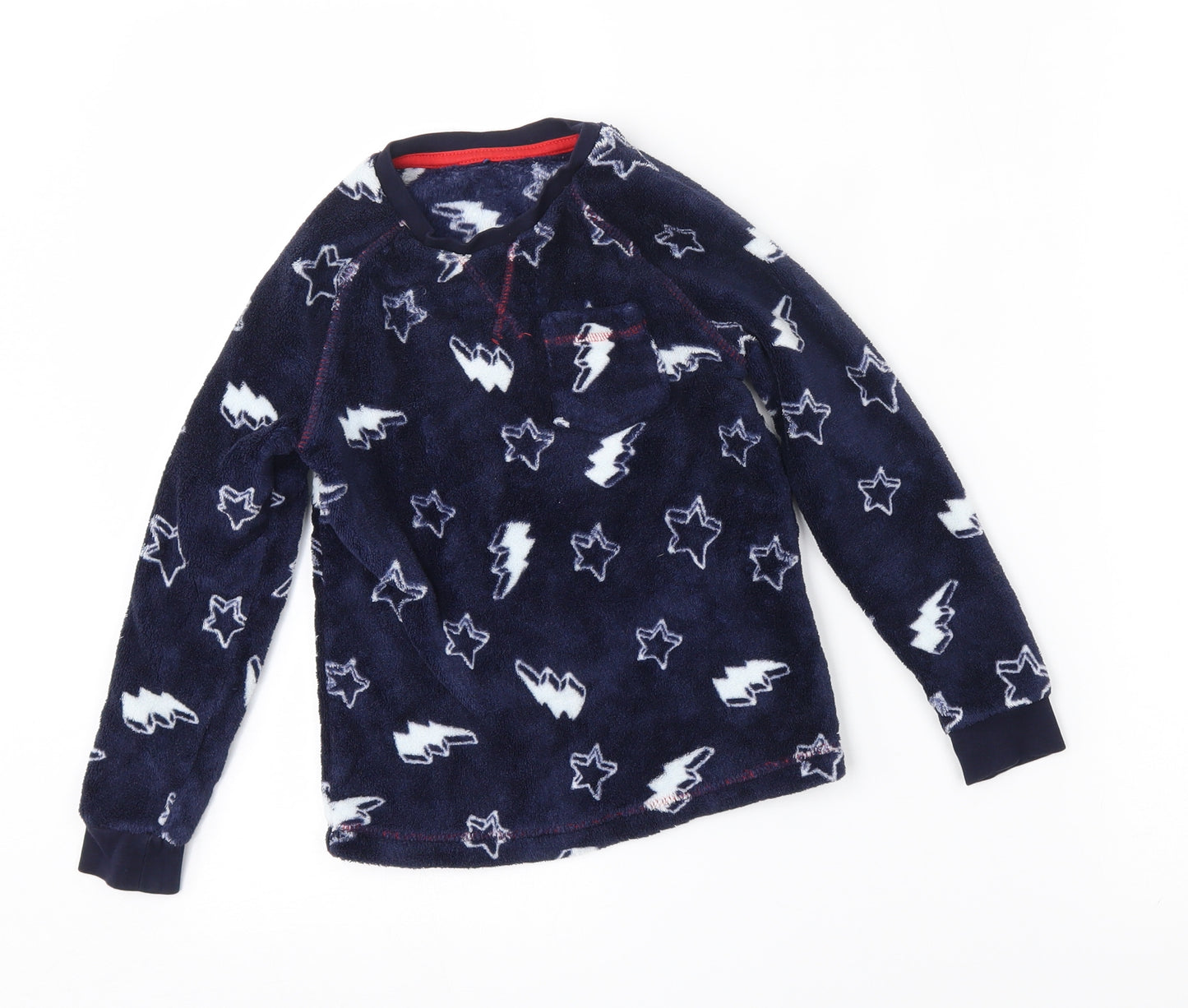 George Boys Blue    Pyjama Top Size 5-6 Years  - star pattern, matching set