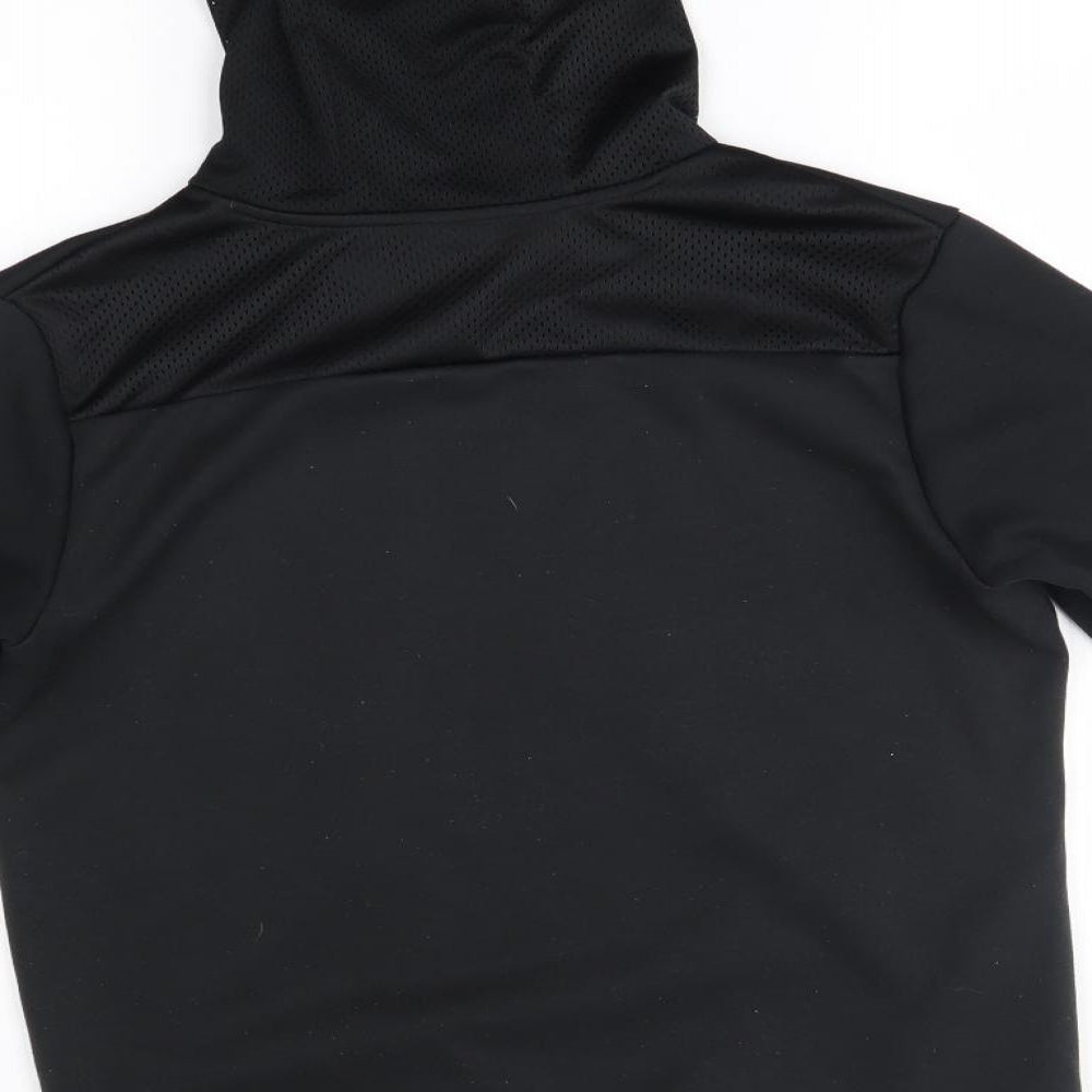 adidas Boys Black   Pullover Hoodie Size 13-14 Years