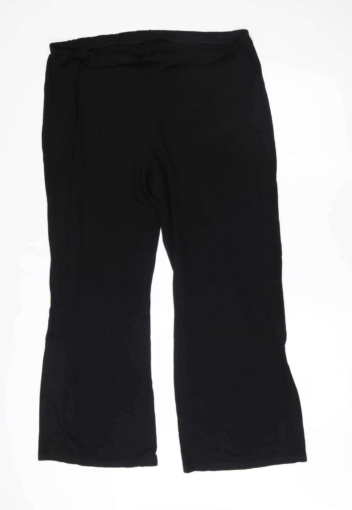 M&S Womens Black    Pyjama Pants Size 22