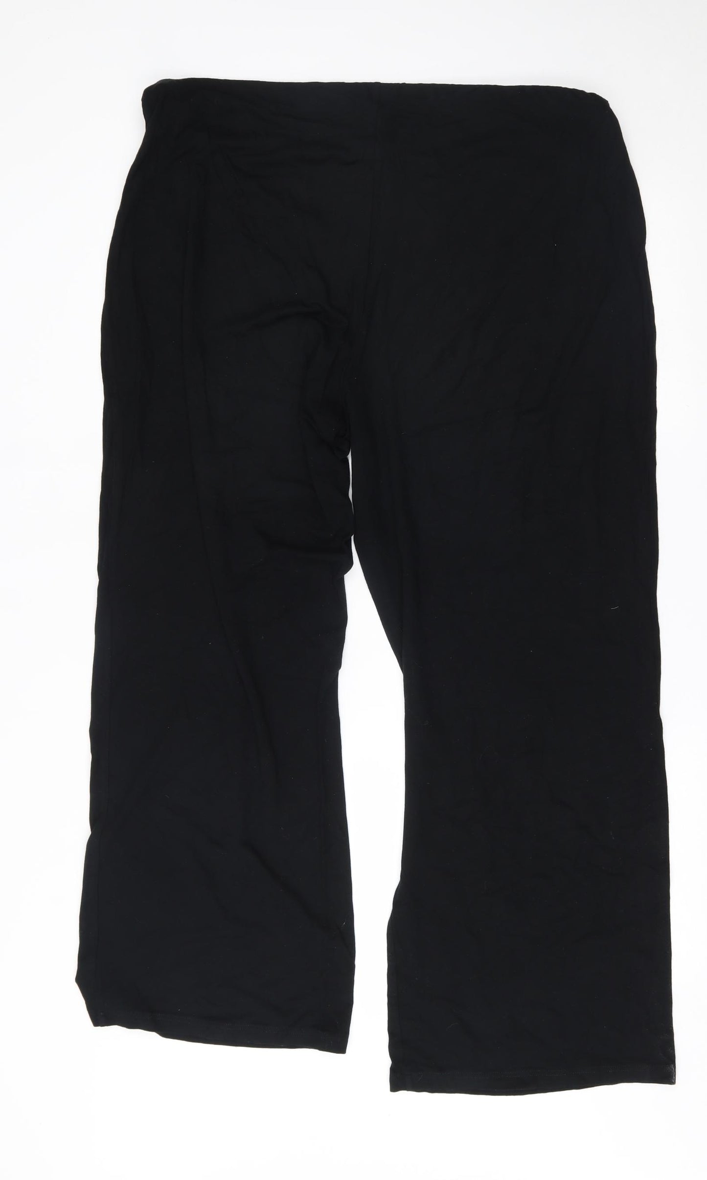 M&S Womens Black    Pyjama Pants Size 22
