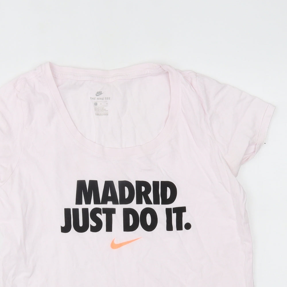 Nike Womens Pink   Basic T-Shirt Size M  - madrid