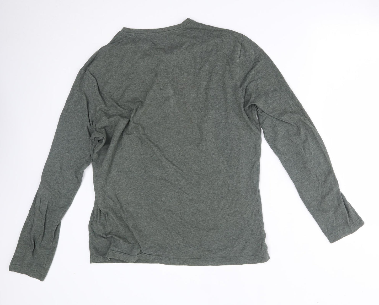 H&M Womens Green   Basic T-Shirt Size L