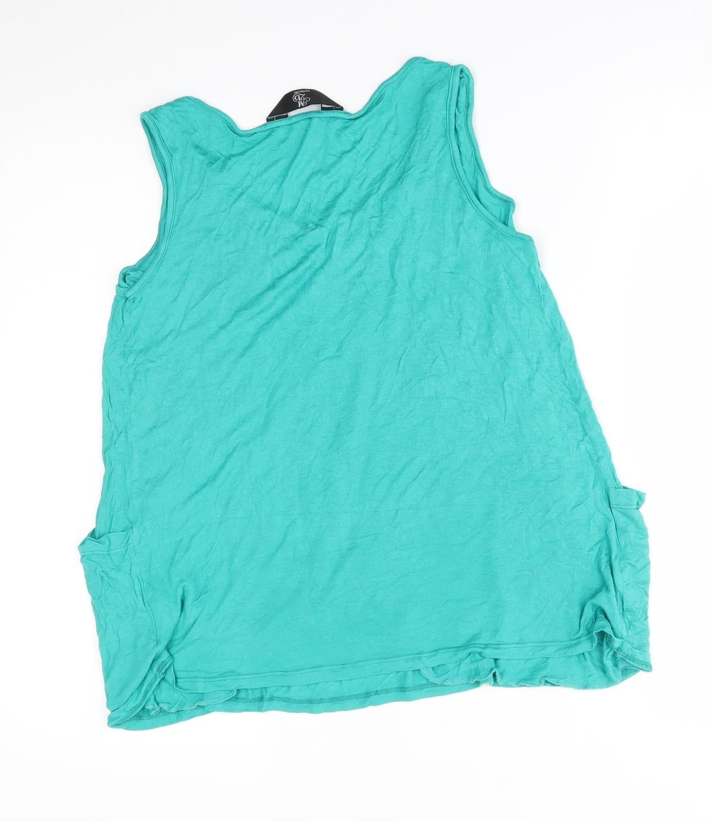 Mothercare Womens Green   Basic Blouse Size 10